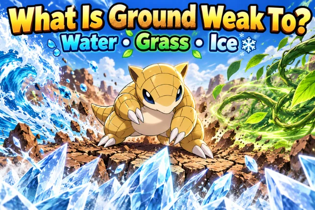 What Is Ground Weak To in Pokémon? A Practical Guide to Counters, Resistances, and Matchups